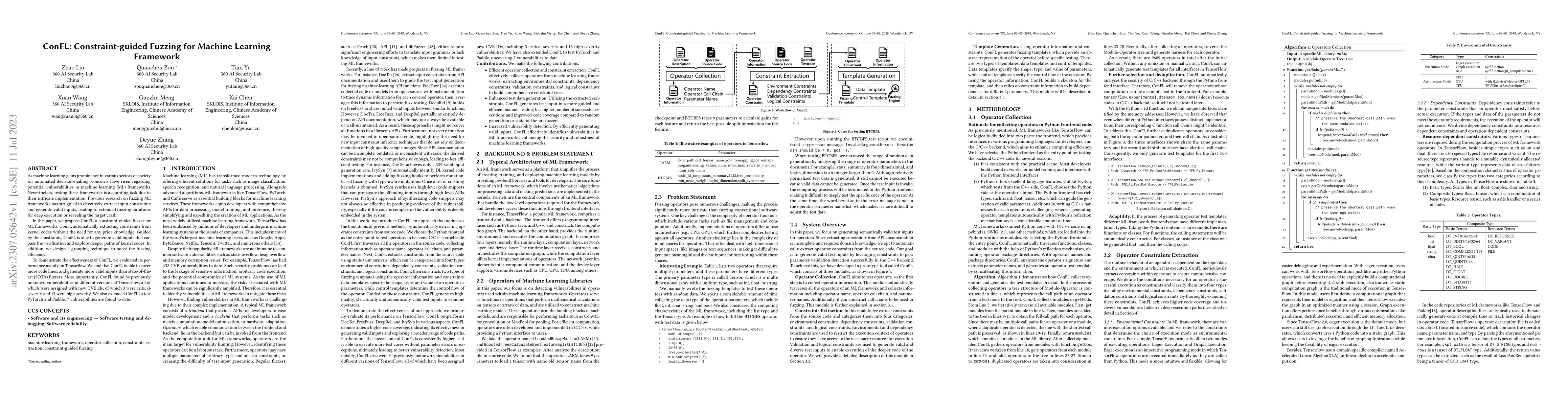 Thumbnail for ConFL: Constraint-guided Fuzzing for Machine Learning Framework
