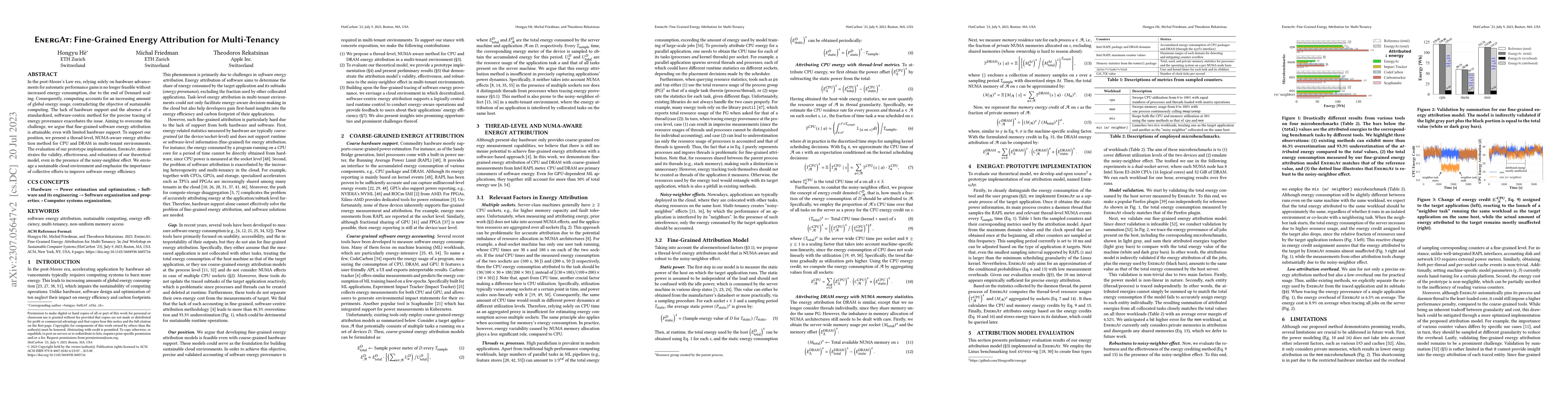 Thumbnail for EnergAt: Fine-Grained Energy Attribution for Multi-Tenancy