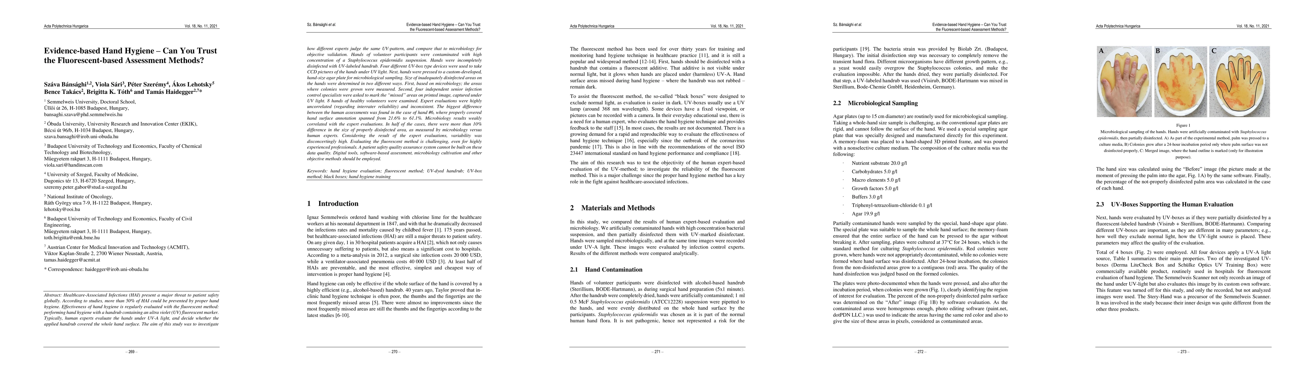 Thumbnail for Evidence-based Hand Hygiene. Can You Trust the Fluorescent-based
  Assessment Methods?