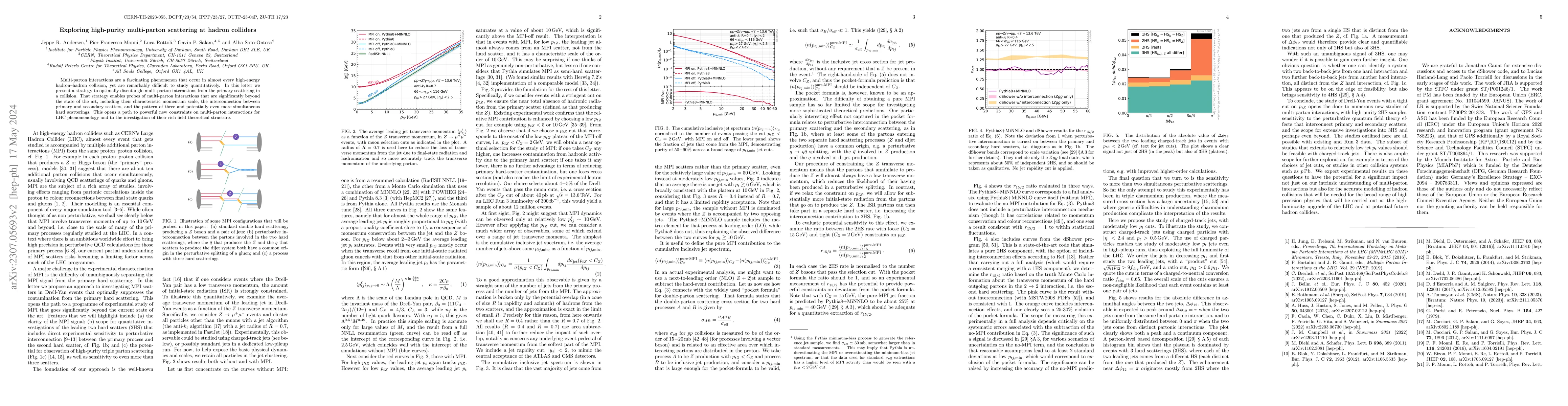 Thumbnail for Exploring high-purity multi-parton scattering at hadron colliders