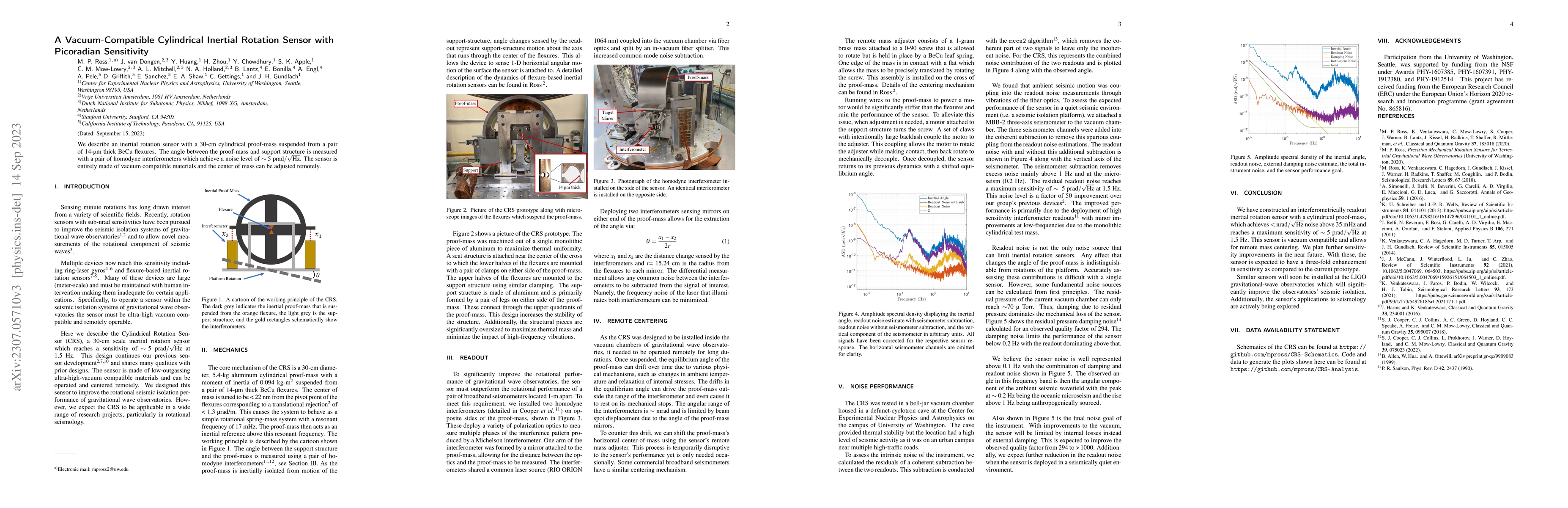 Thumbnail for A Vacuum-Compatible Cylindrical Inertial Rotation Sensor with Picoradian
  Sensitivity