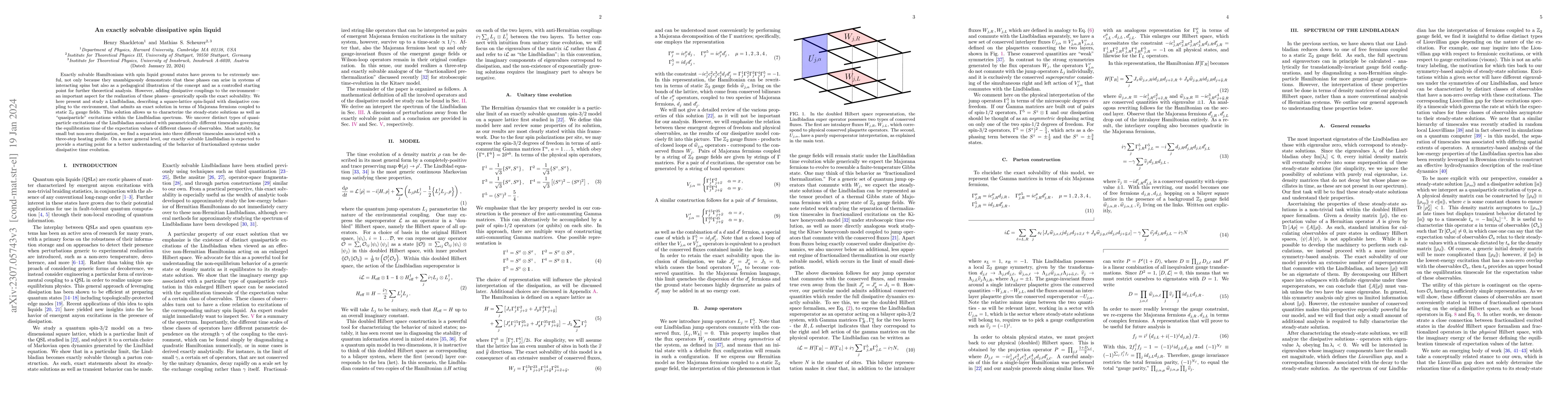 Thumbnail for An exactly solvable dissipative spin liquid