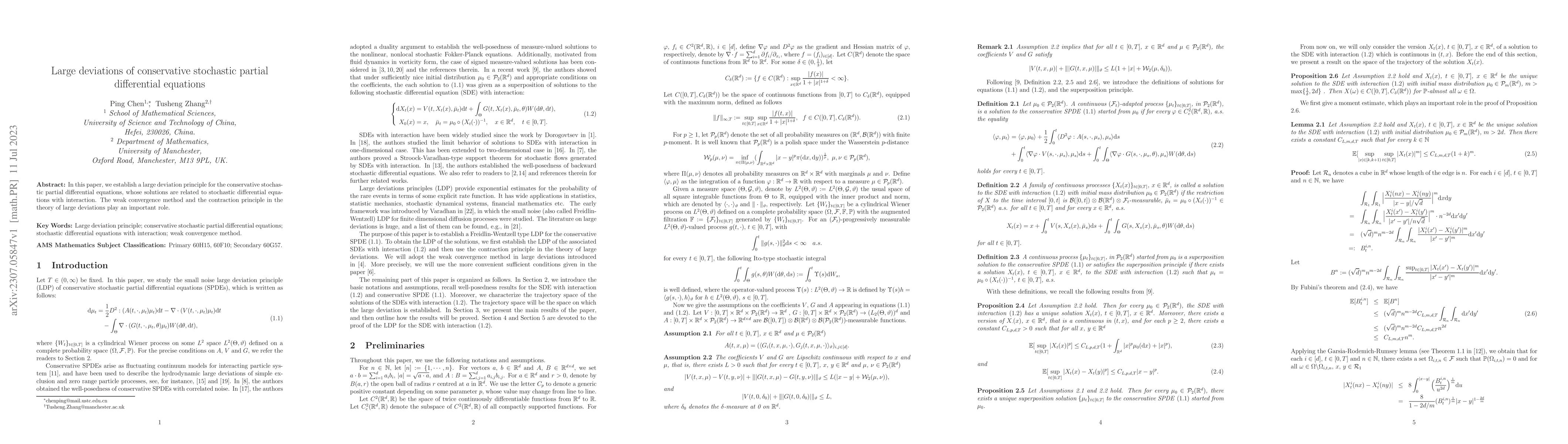 Thumbnail for Large deviations of conservative stochastic partial differential
  equations