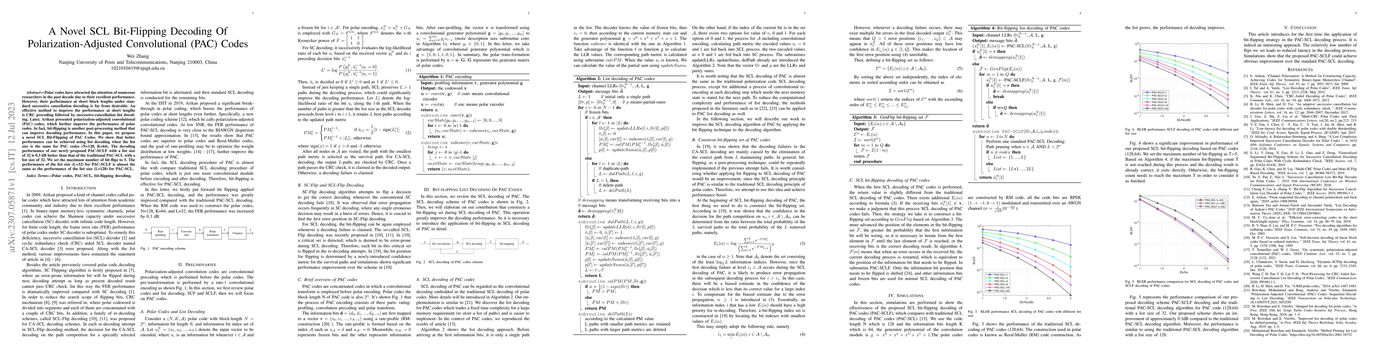 Thumbnail for A Novel SCL Bit-Flipping Decoding Of Polarization-Adjusted Convolutional
  (PAC) Codes