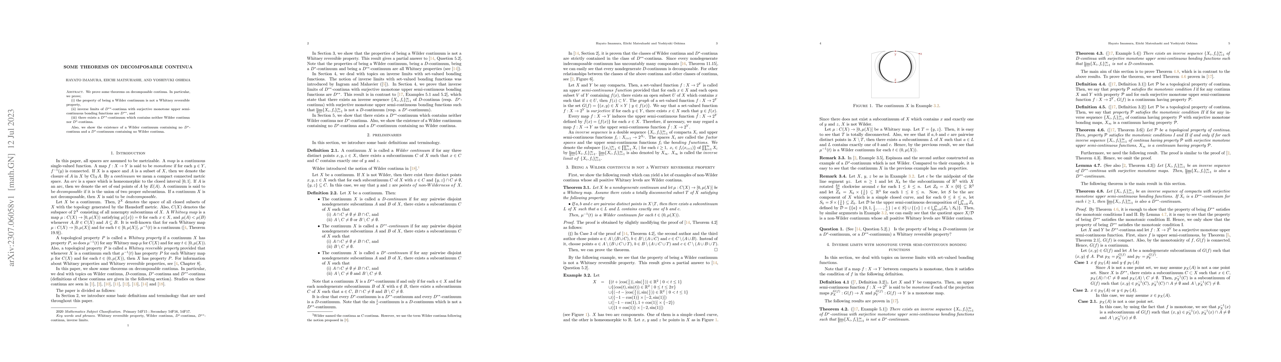 Thumbnail for Some theorems on decomposable continua