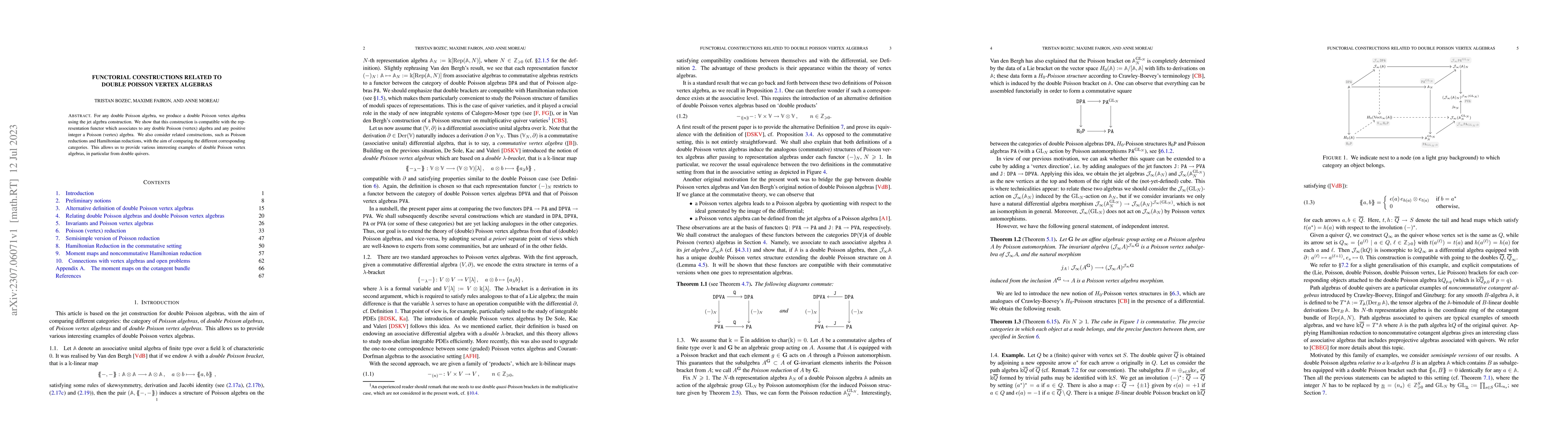 Thumbnail for Functorial constructions related to double Poisson vertex algebras