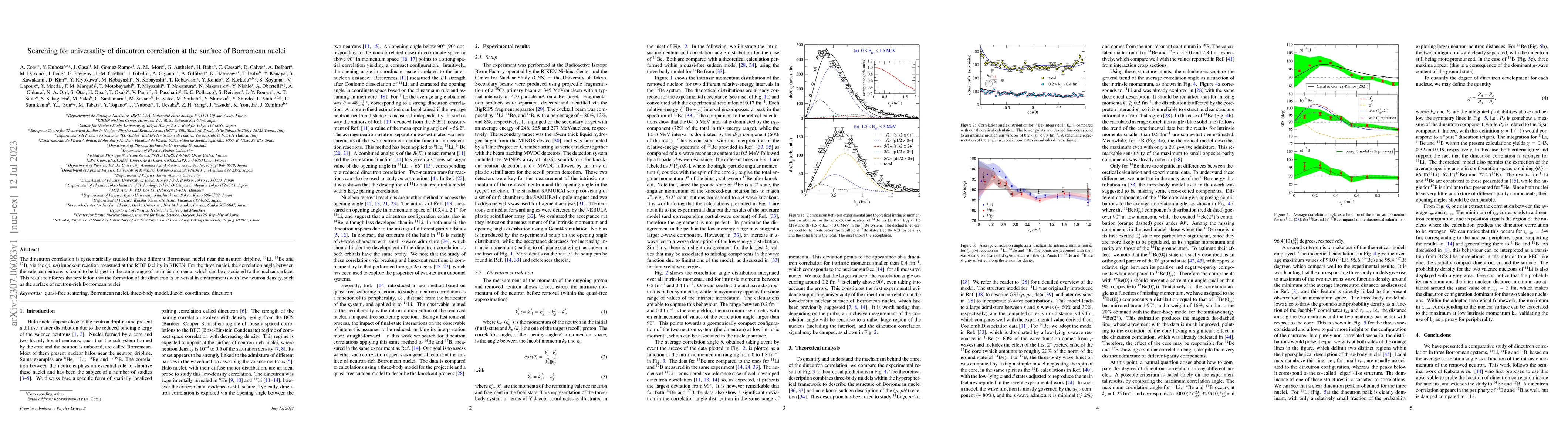 Thumbnail for Searching for universality of dineutron correlation at the surface of
  Borromean nuclei