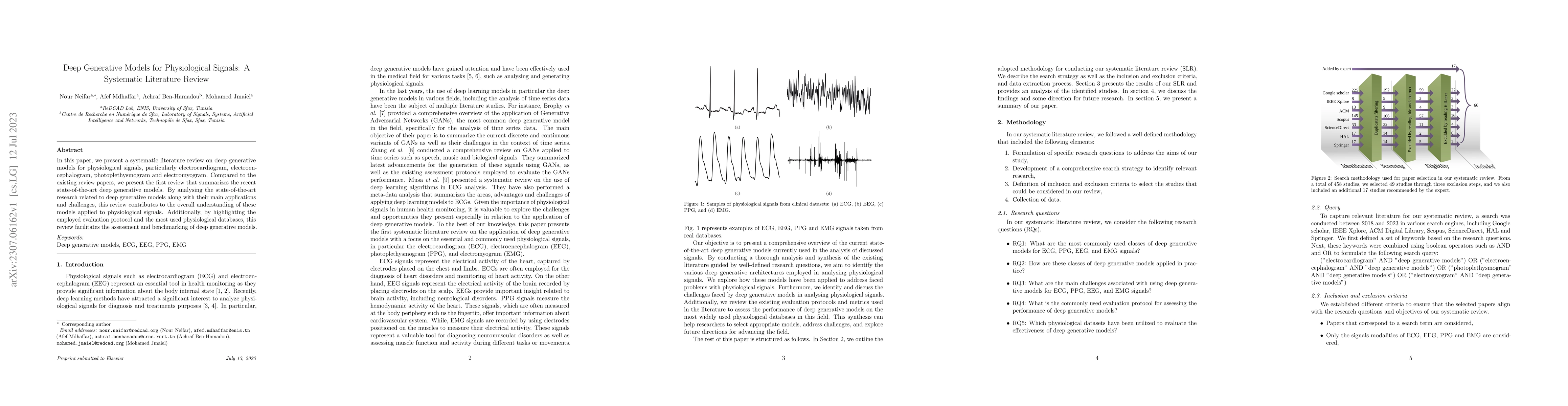 Thumbnail for Deep Generative Models for Physiological Signals: A Systematic
  Literature Review