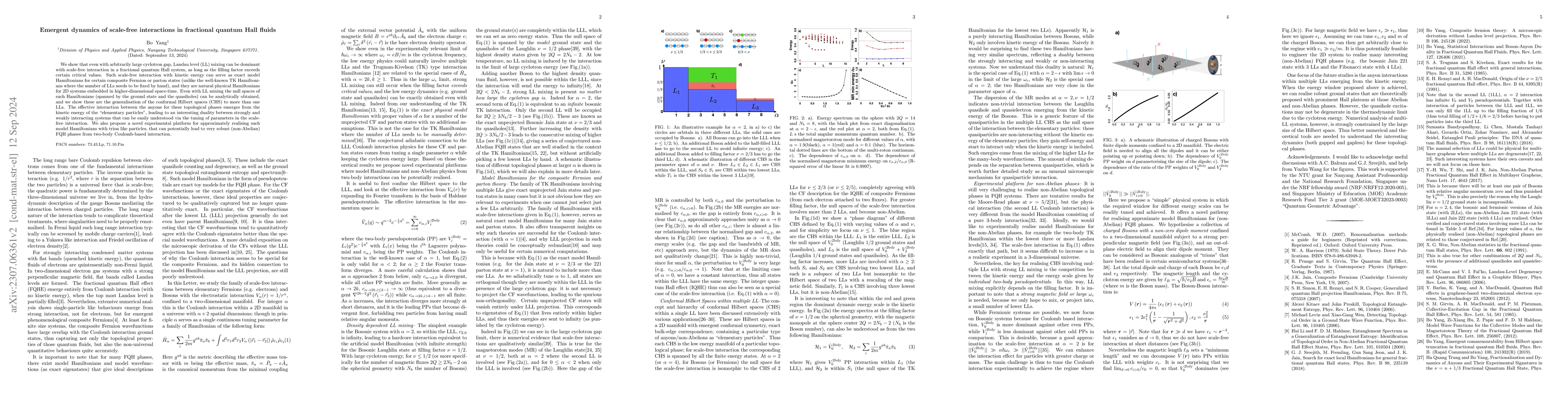 Thumbnail for Emergent dynamics of scale-free interactions in fractional quantum Hall
  fluids