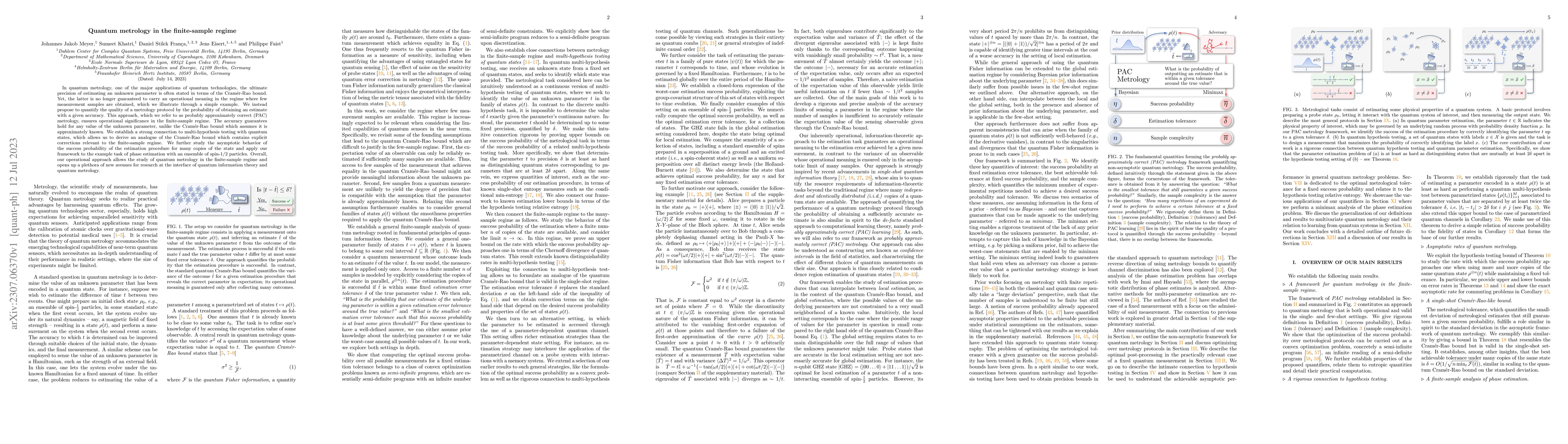 Thumbnail for Quantum metrology in the finite-sample regime