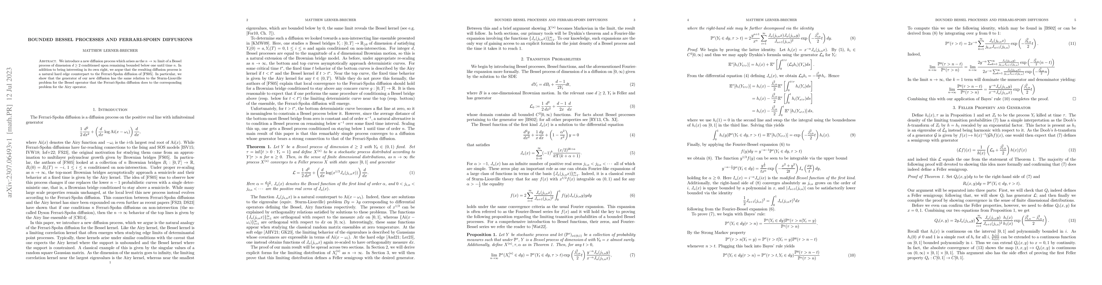 Thumbnail for Bounded Bessel Processes and Ferrari-Spohn Diffusions