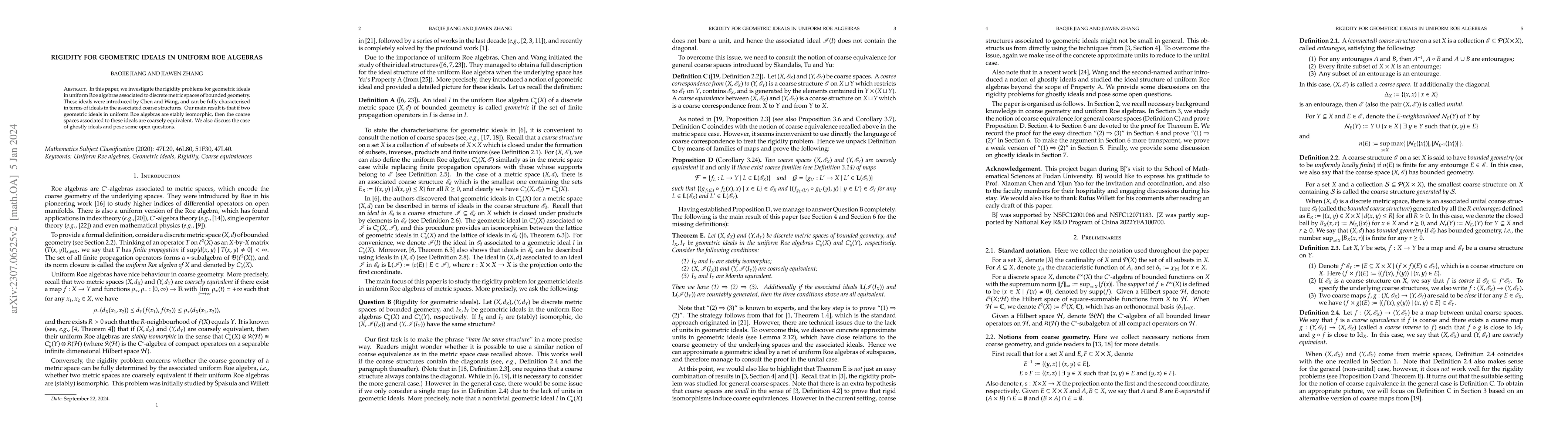 Thumbnail for Rigidity for geometric ideals in uniform Roe algebras