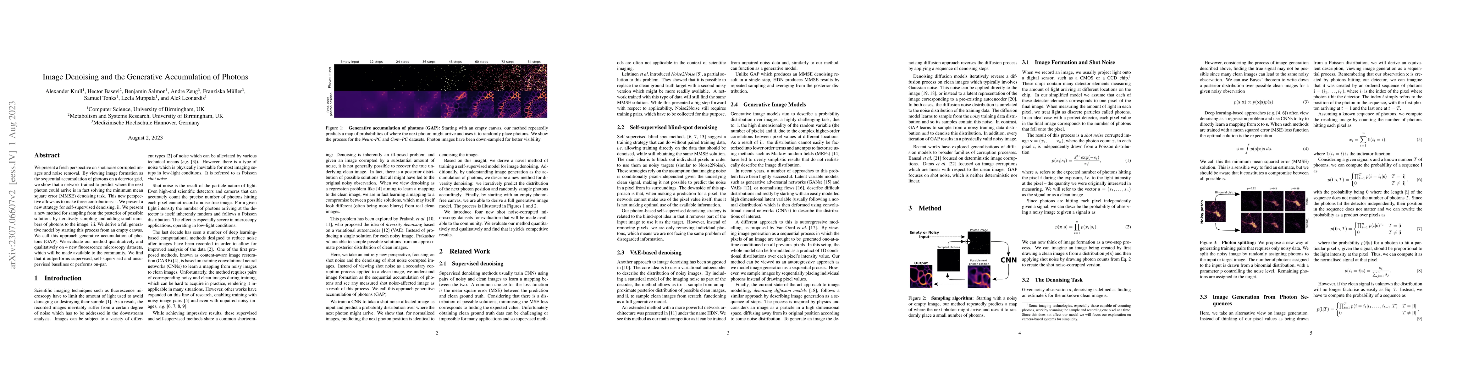 Thumbnail for Image Denoising and the Generative Accumulation of Photons