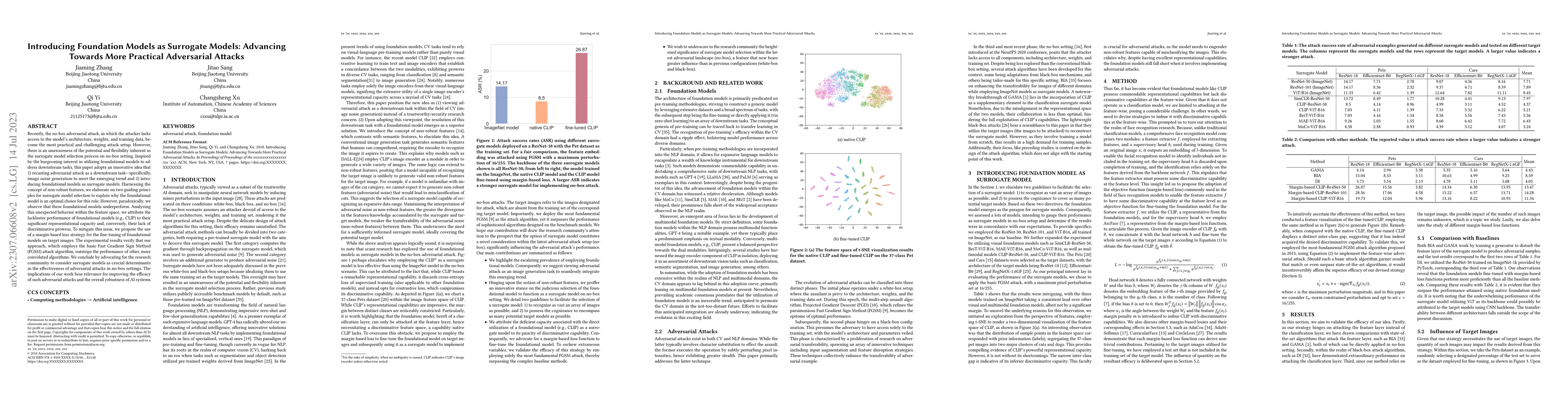 Thumbnail for Introducing Foundation Models as Surrogate Models: Advancing Towards
  More Practical Adversarial Attacks