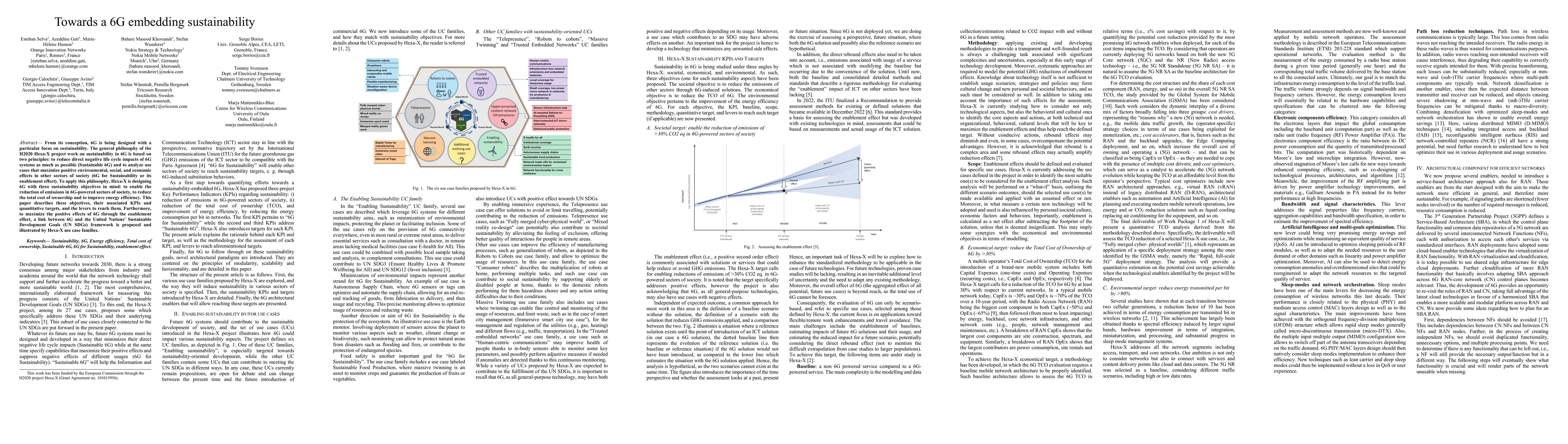 Thumbnail for Towards a 6G embedding sustainability