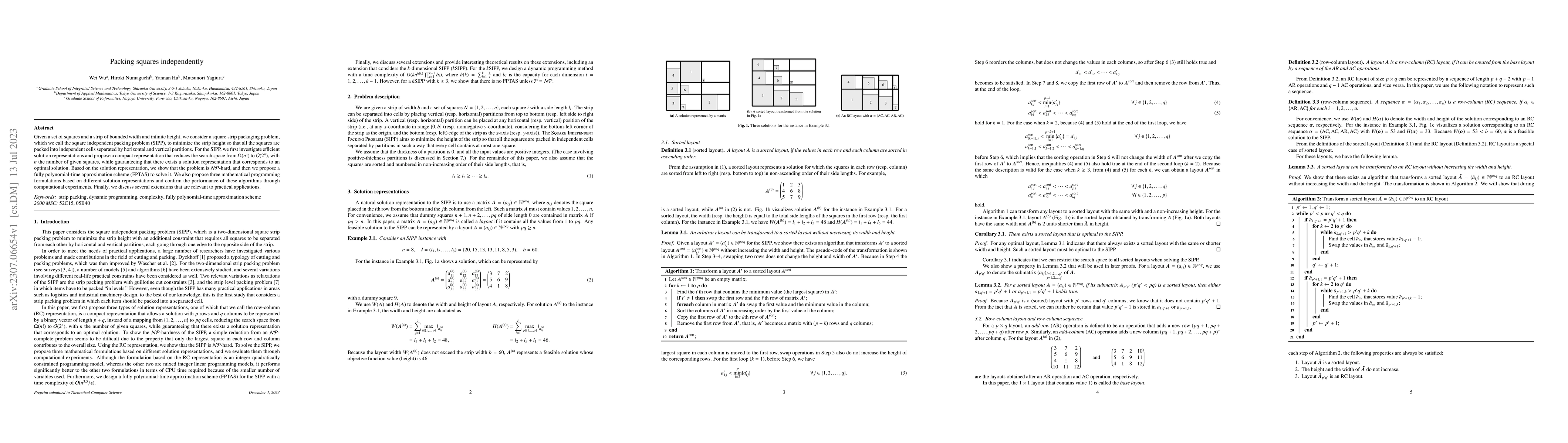 Thumbnail for Packing squares independently