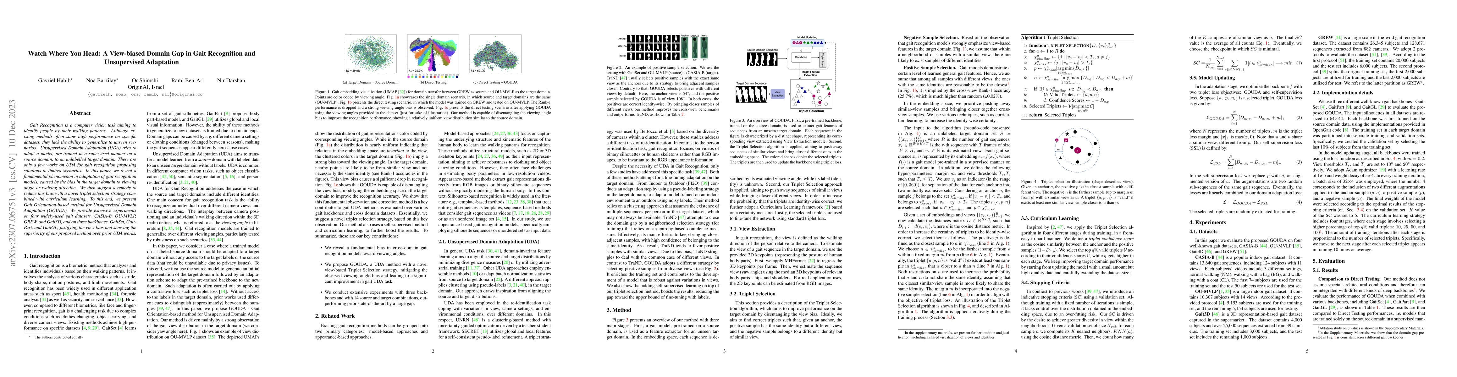 Thumbnail for Watch Where You Head: A View-biased Domain Gap in Gait Recognition and
  Unsupervised Adaptation