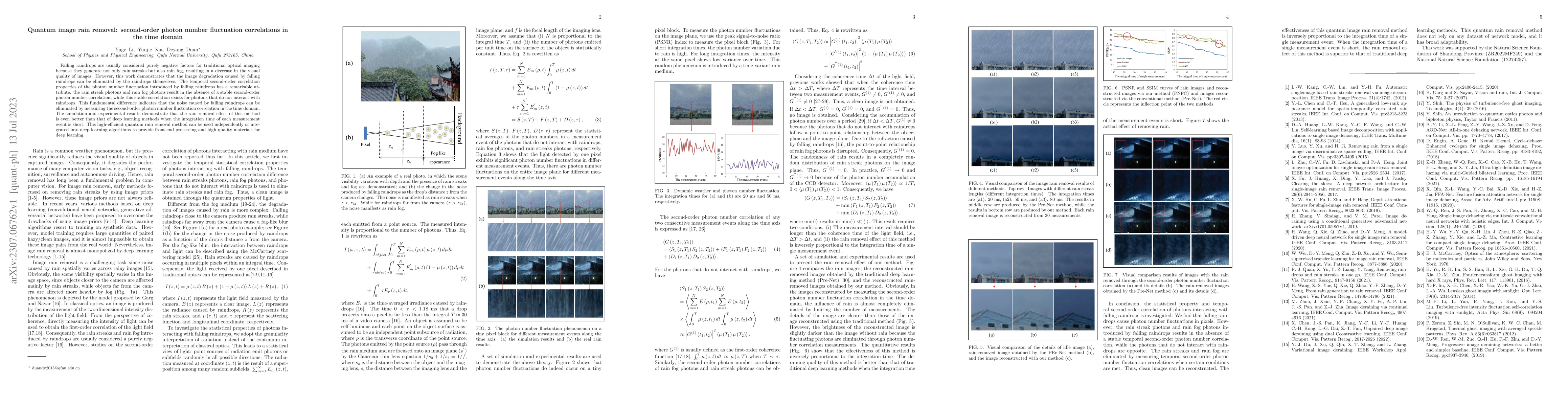 Thumbnail for Quantum image rain removal: second-order photon number fluctuation
  correlations in the time domain