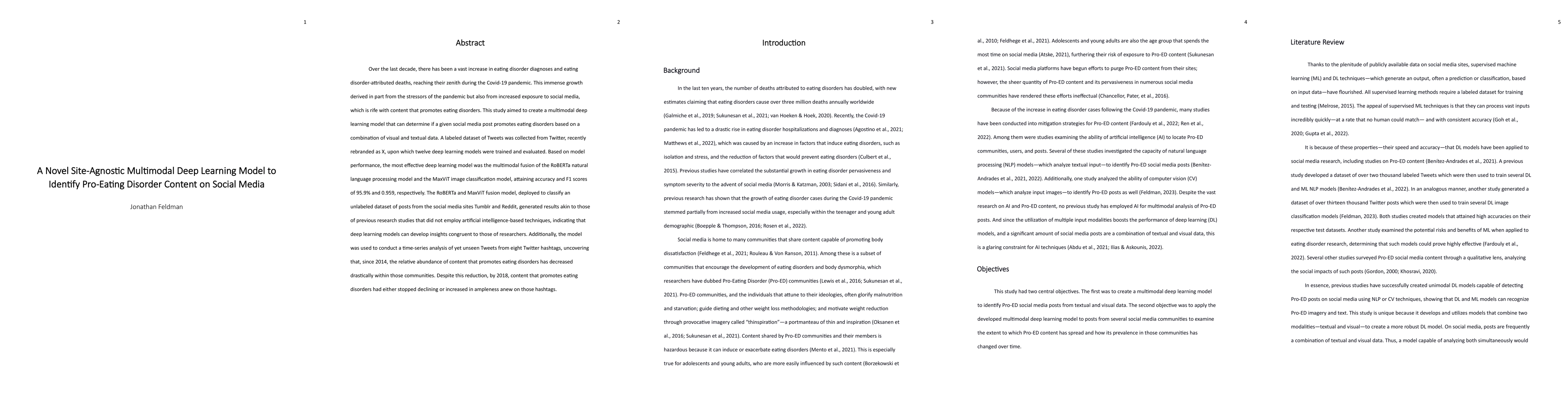 Thumbnail for A Novel Site-Agnostic Multimodal Deep Learning Model to Identify
  Pro-Eating Disorder Content on Social Media