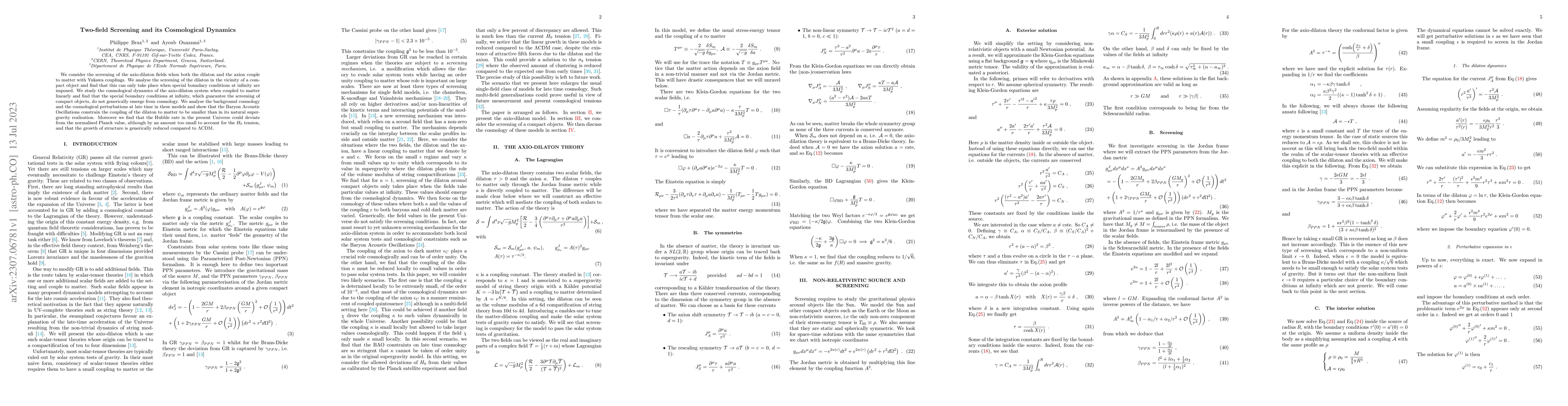 Thumbnail for Two-field Screening and its Cosmological Dynamics