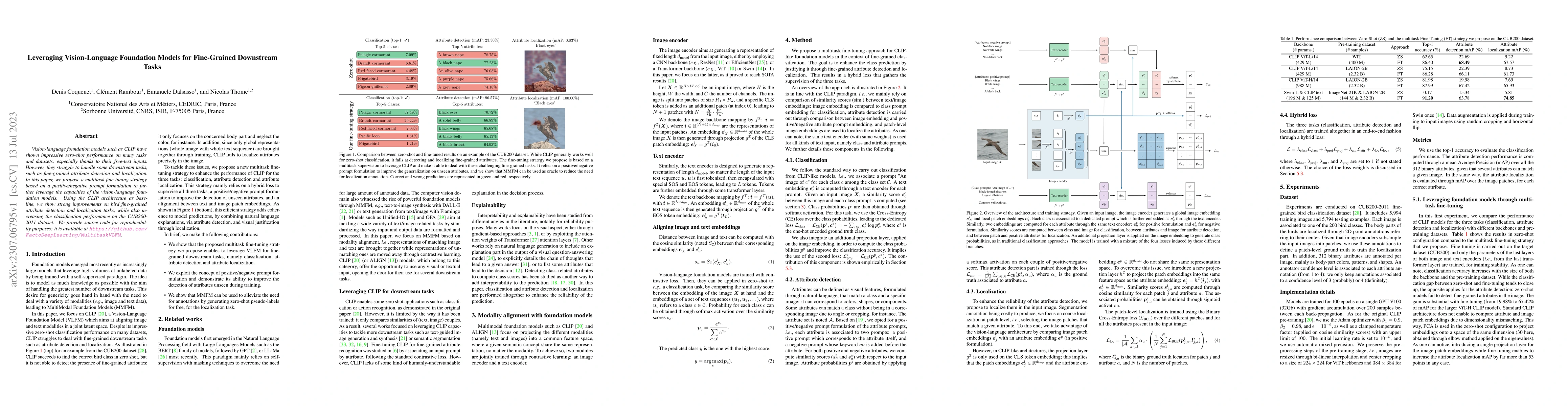 Thumbnail for Leveraging Vision-Language Foundation Models for Fine-Grained Downstream
  Tasks