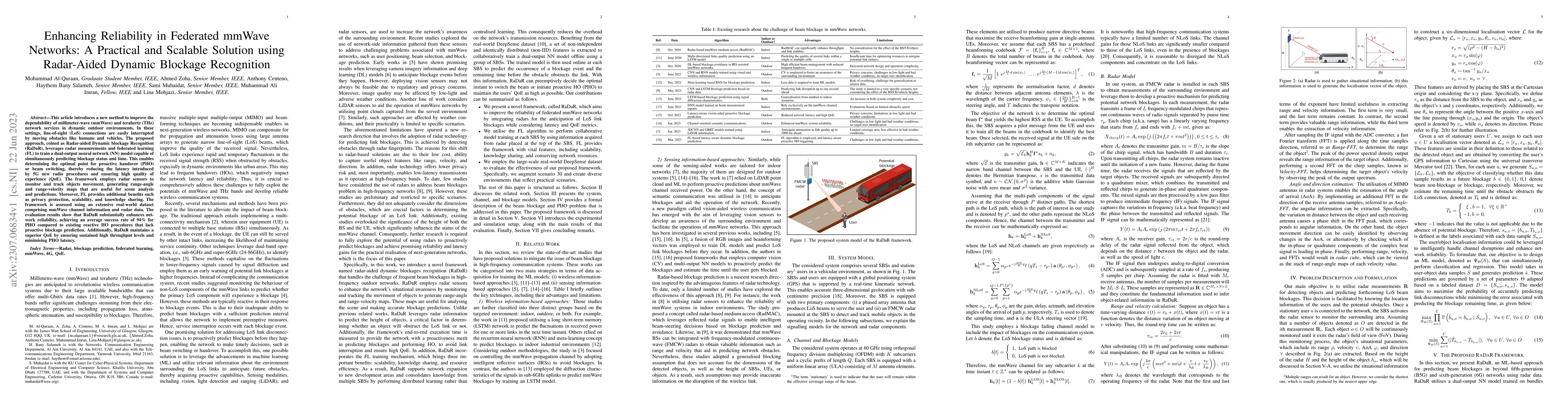 Thumbnail for Enhancing Reliability in Federated mmWave Networks: A Practical and
  Scalable Solution using Radar-Aided Dynamic Blockage Recognition
