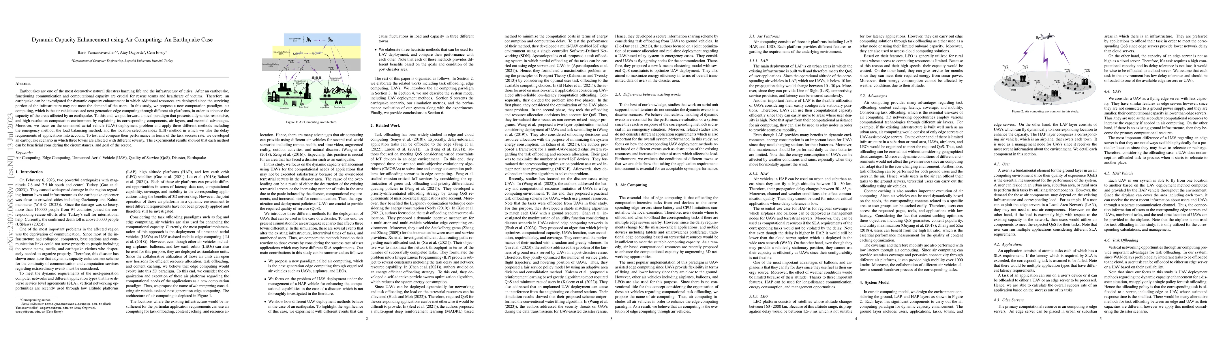 Thumbnail for Dynamic Capacity Enhancement using Air Computing: An Earthquake Case
