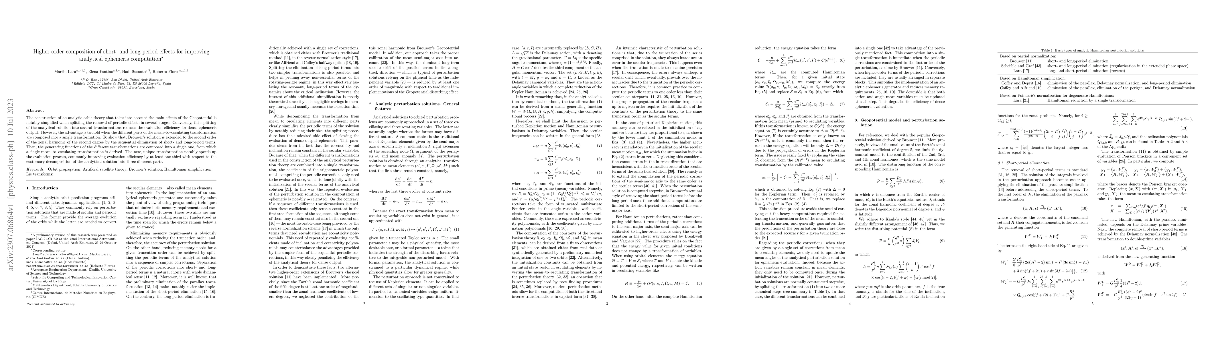 Thumbnail for Higher-order composition of short- and long-period effects for improving
  analytical ephemeris computation