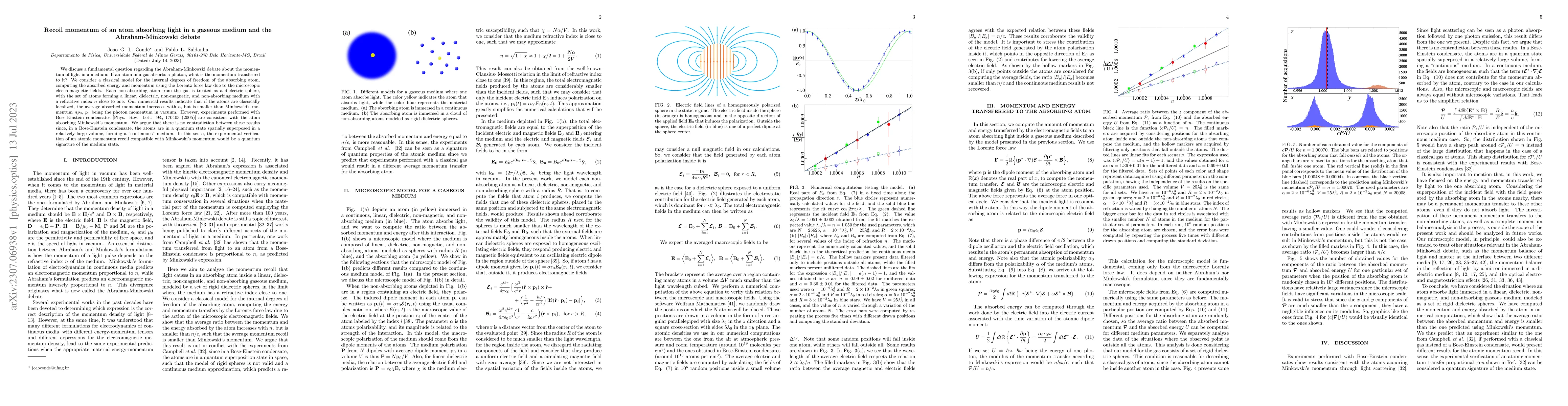 Thumbnail for Recoil momentum of an atom absorbing light in a gaseous medium and the
  Abraham-Minkowski debate