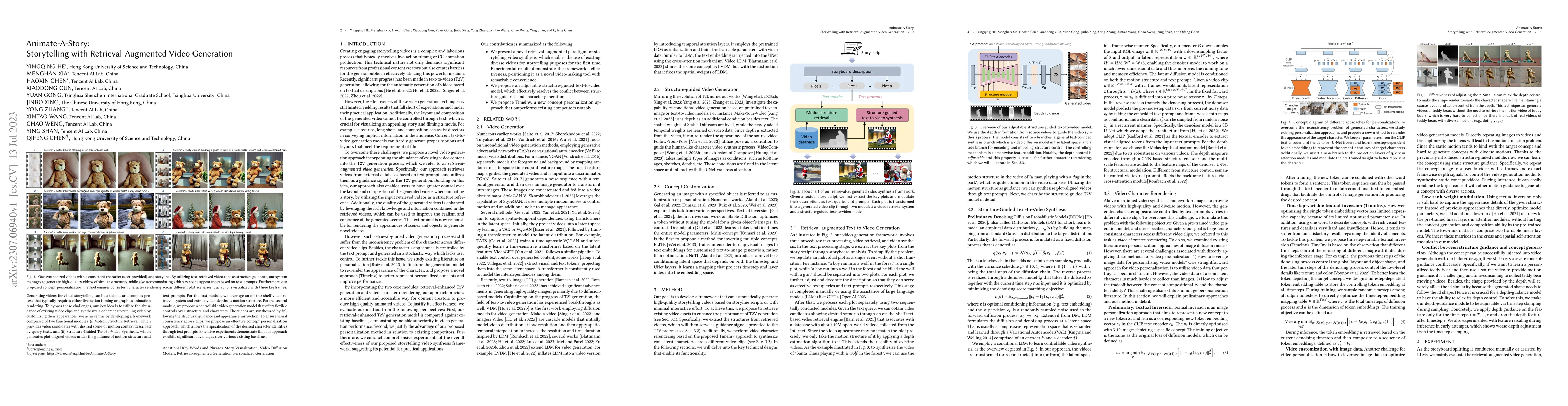 Thumbnail for Animate-A-Story: Storytelling with Retrieval-Augmented Video Generation