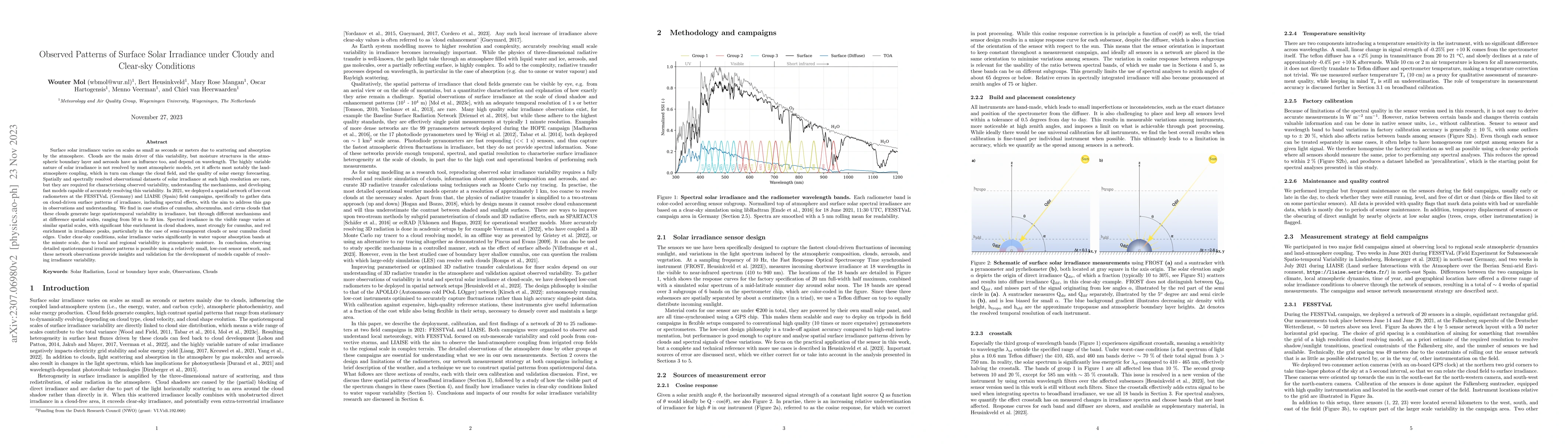 Thumbnail for Observed Patterns of Surface Solar Irradiance under Cloudy and Clear-sky
  Conditions