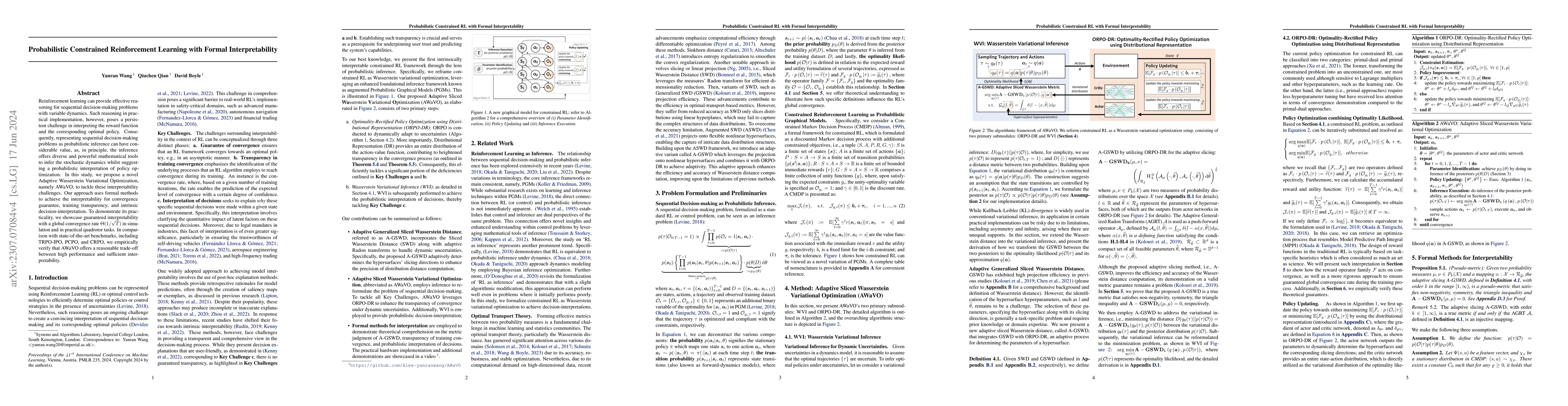 Thumbnail for Probabilistic Constrained Reinforcement Learning with Formal
  Interpretability