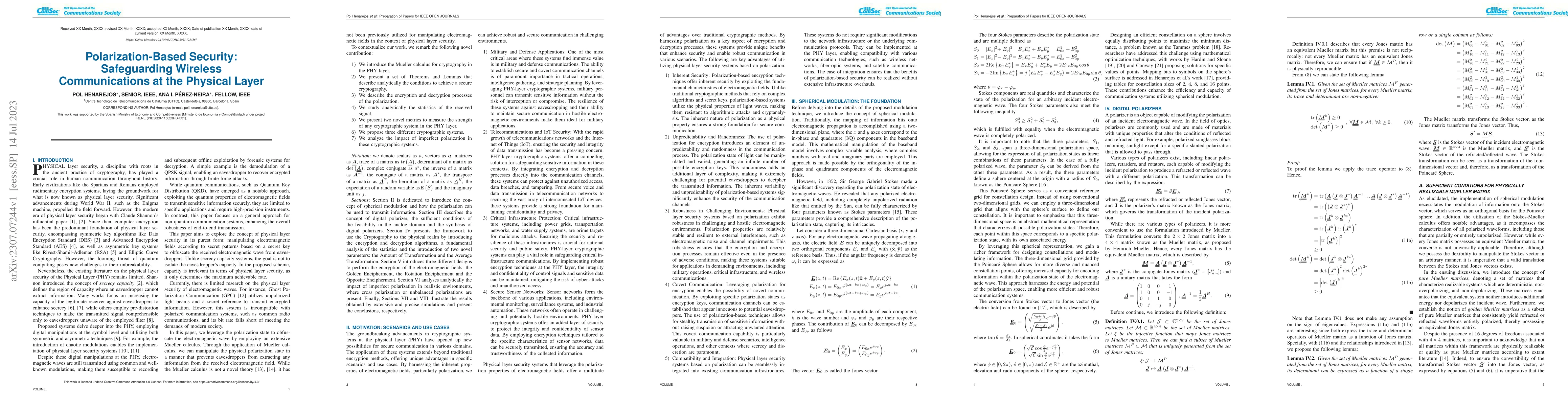 Thumbnail for Polarization-Based Security: Safeguarding Wireless Communications at the
  Physical Layer