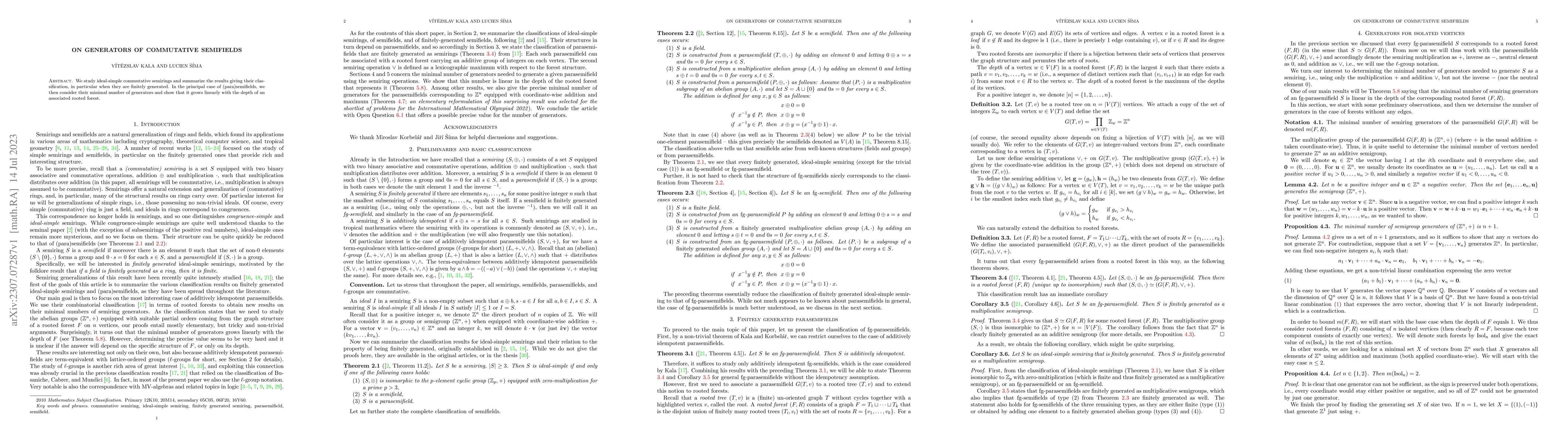 Thumbnail for On generators of commutative semifields