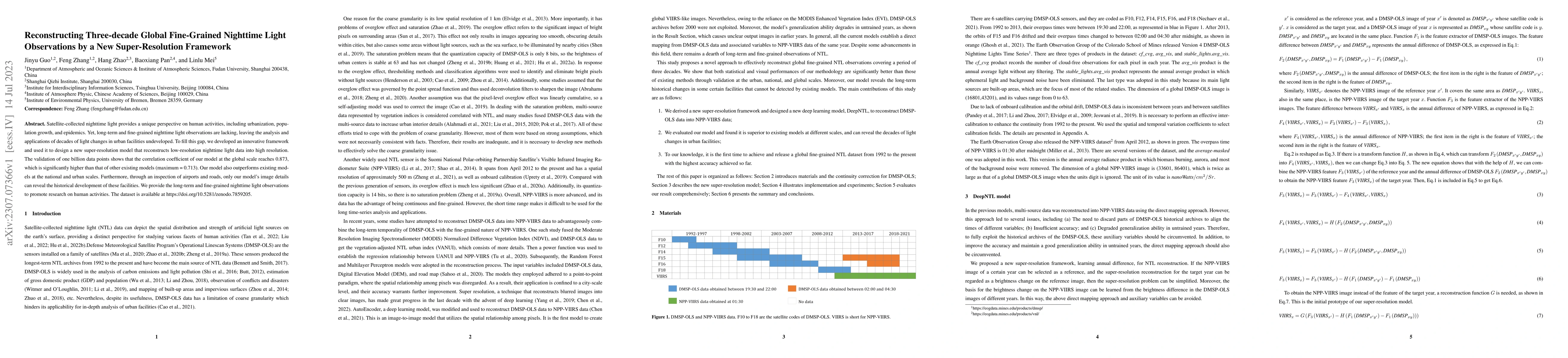 Thumbnail for Reconstructing Three-decade Global Fine-Grained Nighttime Light
  Observations by a New Super-Resolution Framework