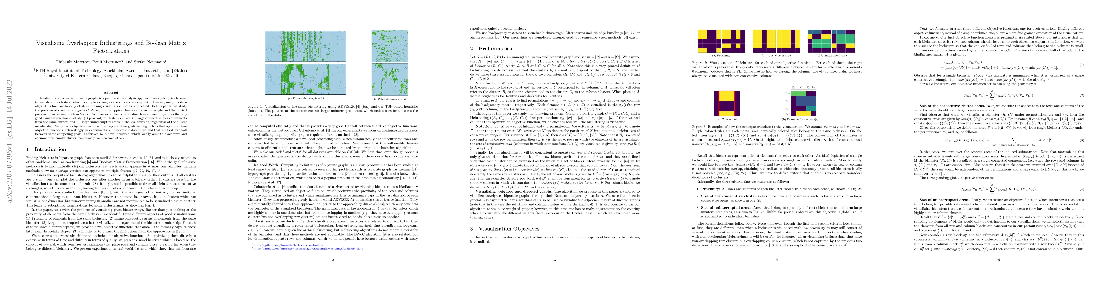 Thumbnail for Visualizing Overlapping Biclusterings and Boolean Matrix Factorizations