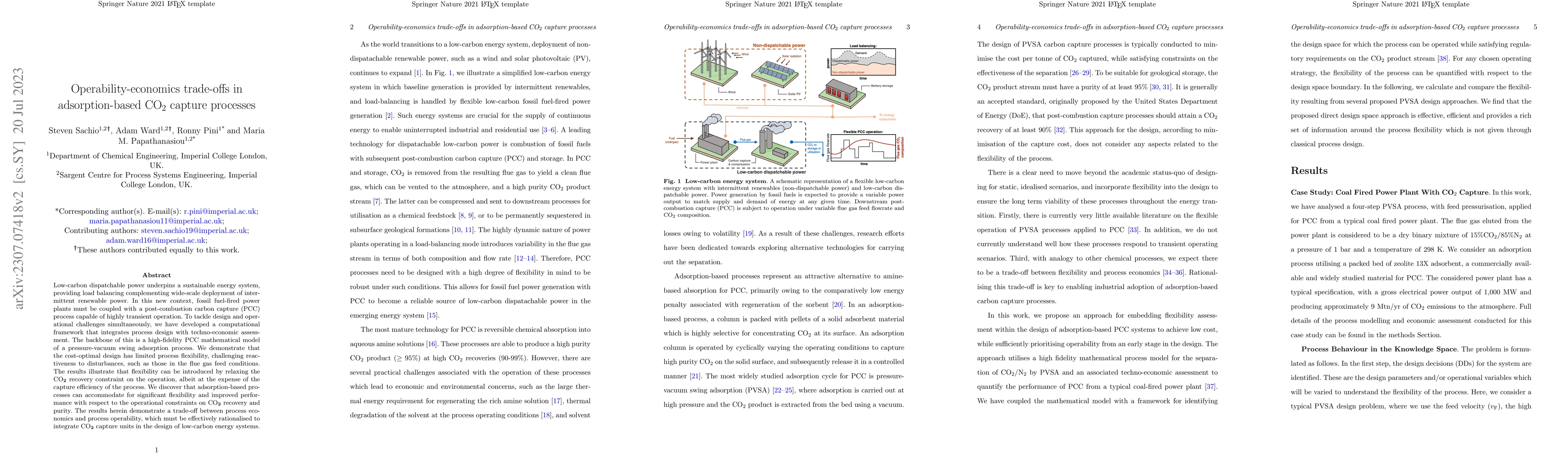 Thumbnail for Operability-economics trade-offs in adsorption-based CO$_2$ capture
  process