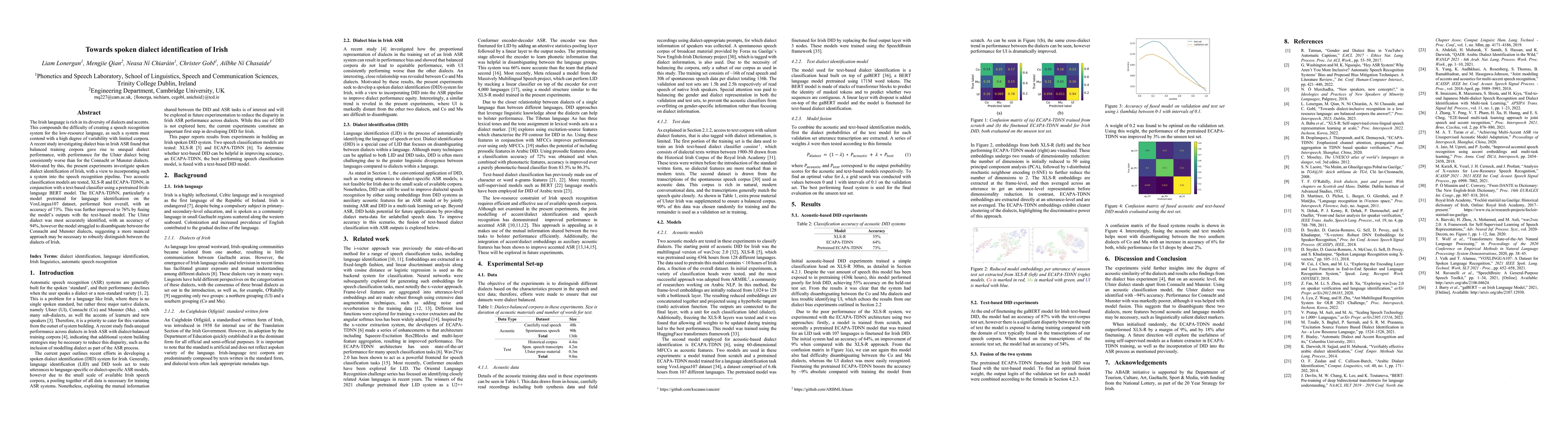 Thumbnail for Towards spoken dialect identification of Irish