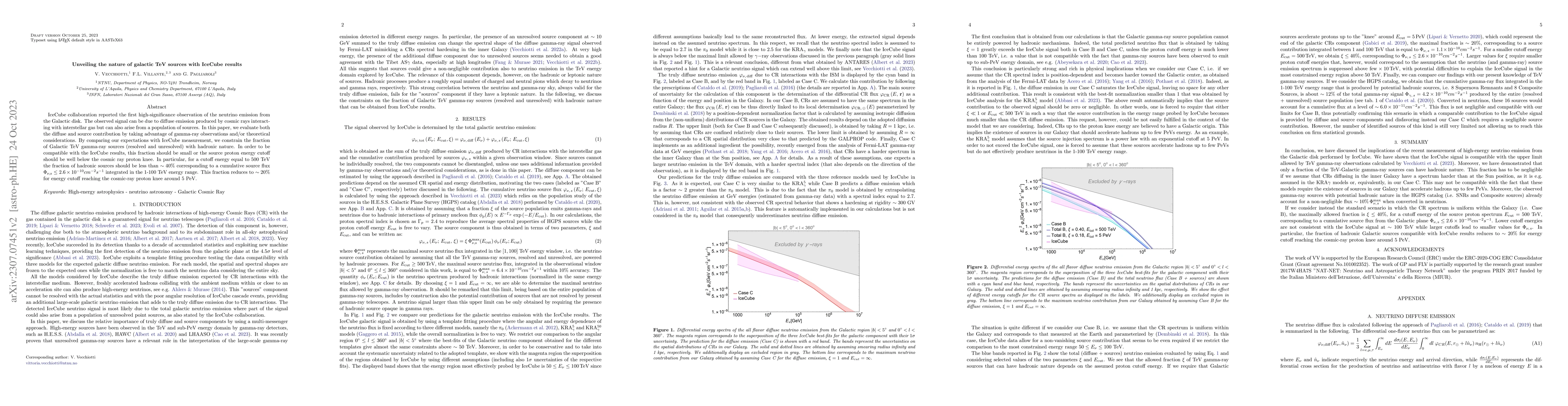Thumbnail for Unveiling the nature of galactic TeV sources with IceCube results