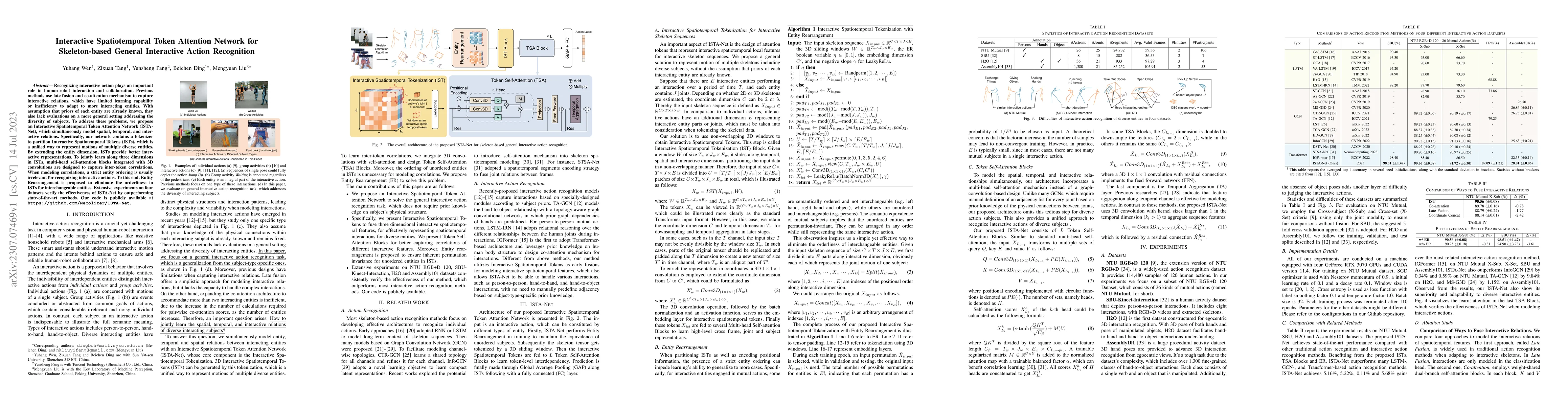 Thumbnail for Interactive Spatiotemporal Token Attention Network for Skeleton-based
  General Interactive Action Recognition