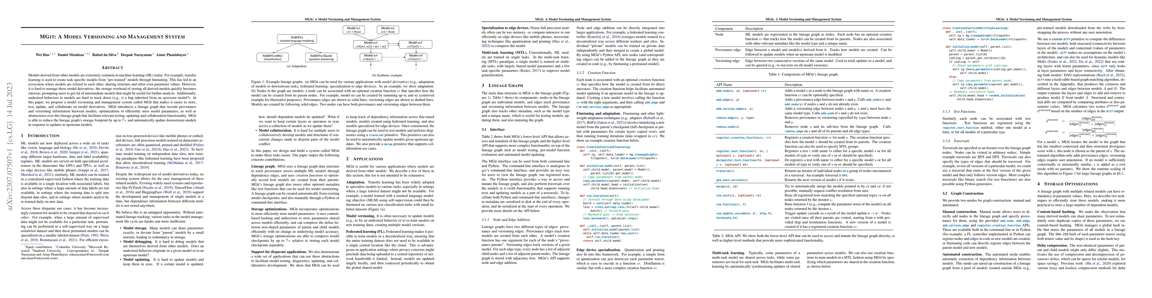 Thumbnail for MGit: A Model Versioning and Management System