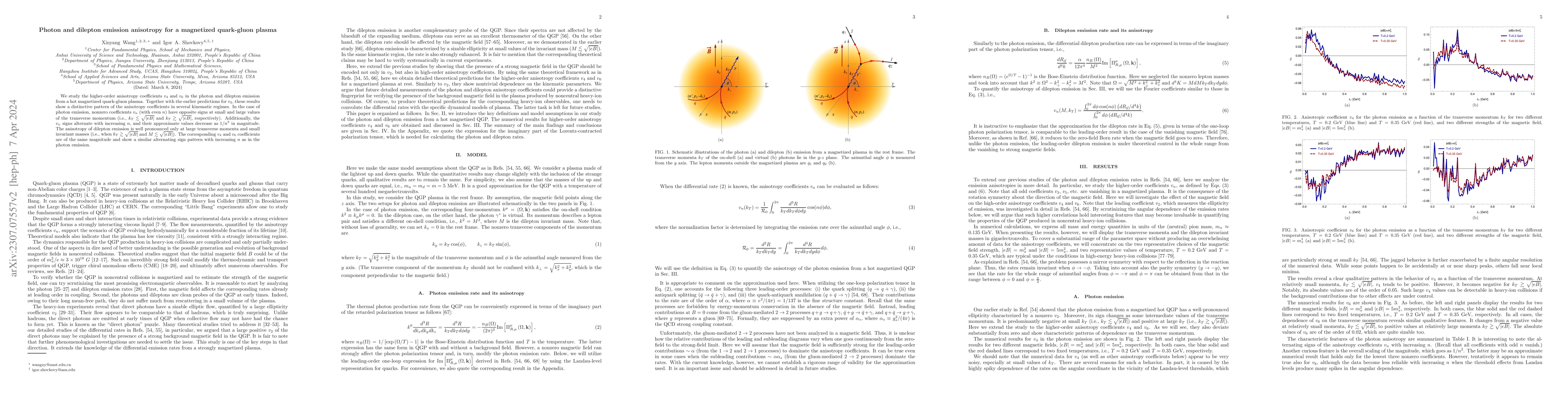 Thumbnail for Photon and dilepton emission anisotropy for a magnetized quark-gluon
  plasma