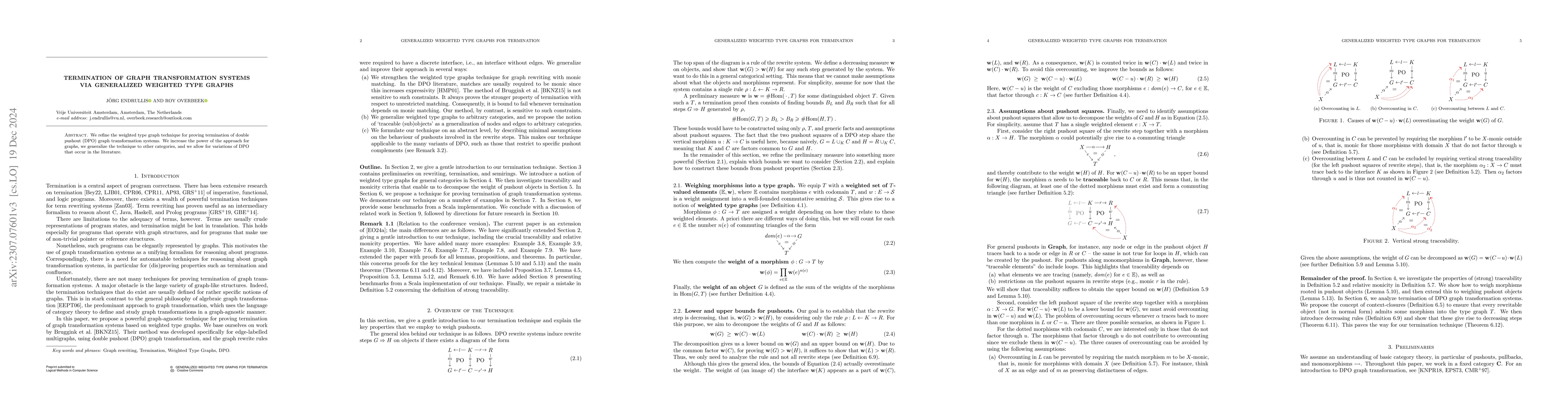 Thumbnail for Generalized Weighted Type Graphs for Termination of Graph Transformation
  Systems