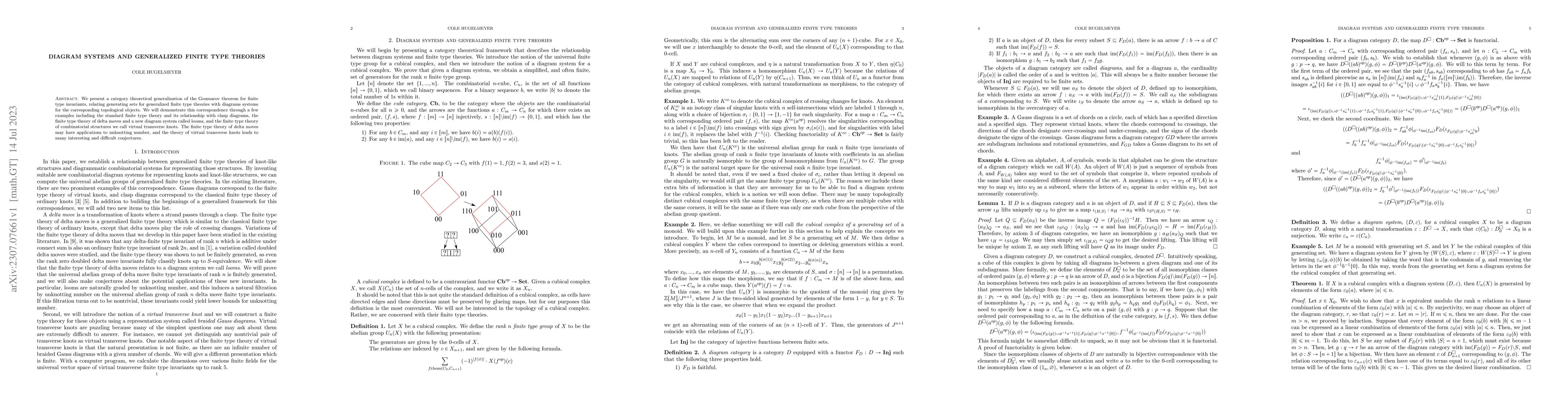 Thumbnail for Diagram Systems and Generalized Finite Type Theories