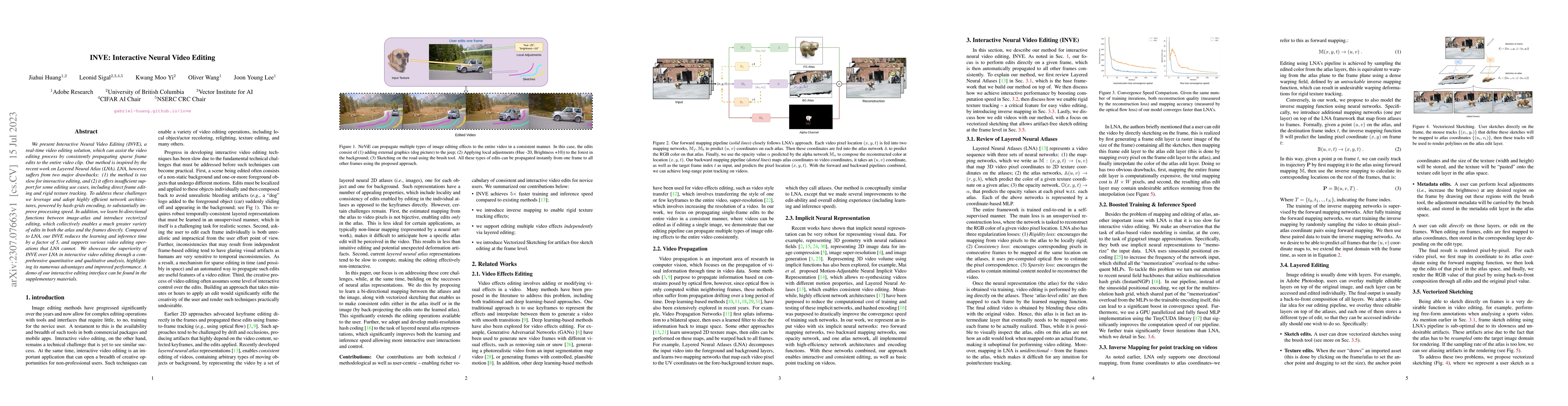 Thumbnail for INVE: Interactive Neural Video Editing