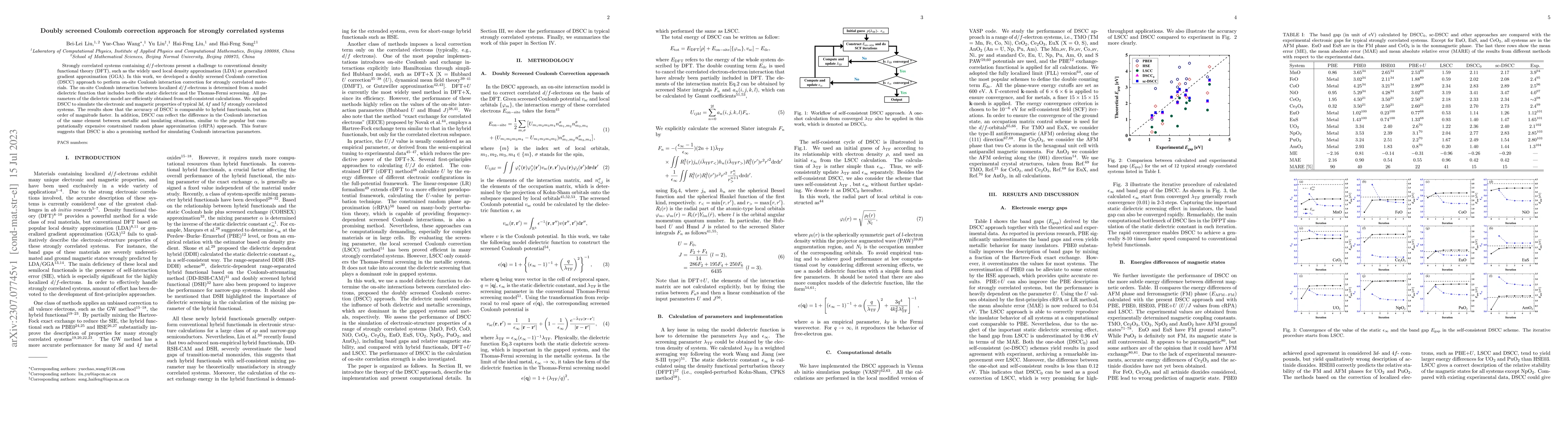 Thumbnail for Doubly screened Coulomb correction approach for strongly correlated
  systems