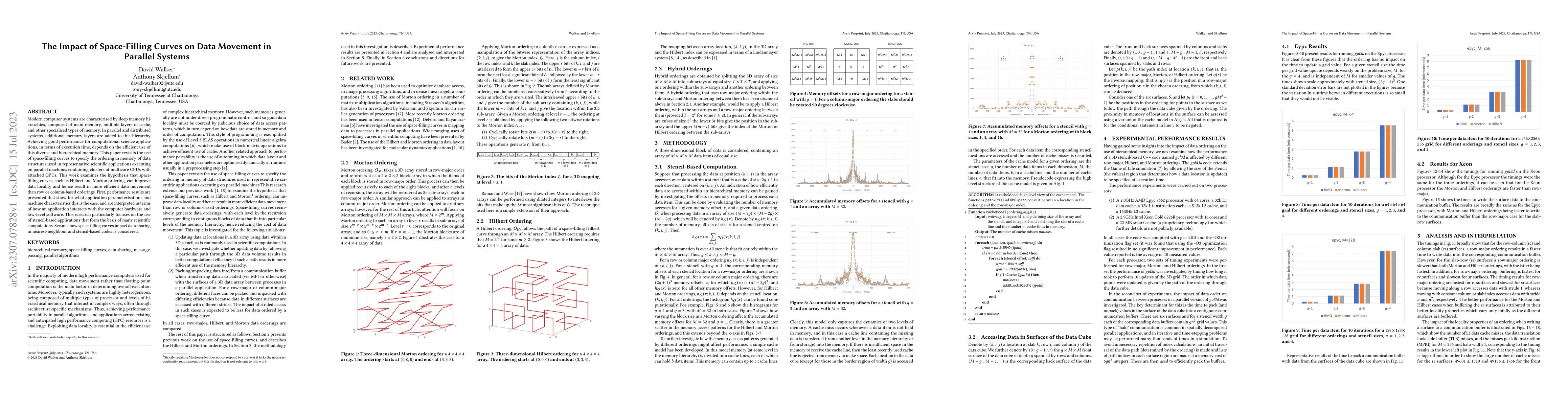 Thumbnail for The Impact of Space-Filling Curves on Data Movement in Parallel Systems
