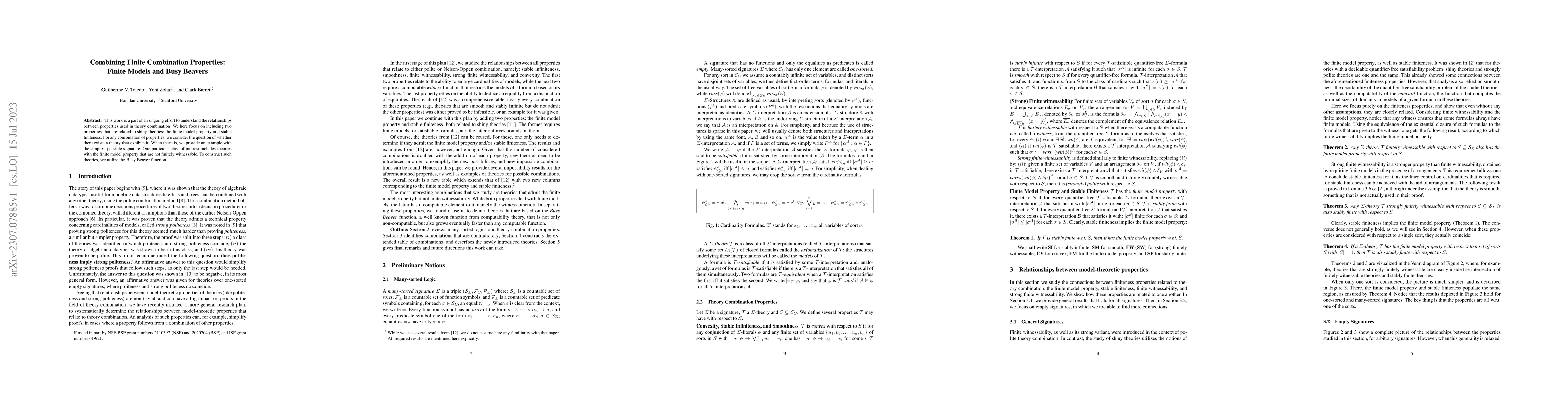 Thumbnail for Combining Finite Combination Properties: Finite Models and Busy Beavers
