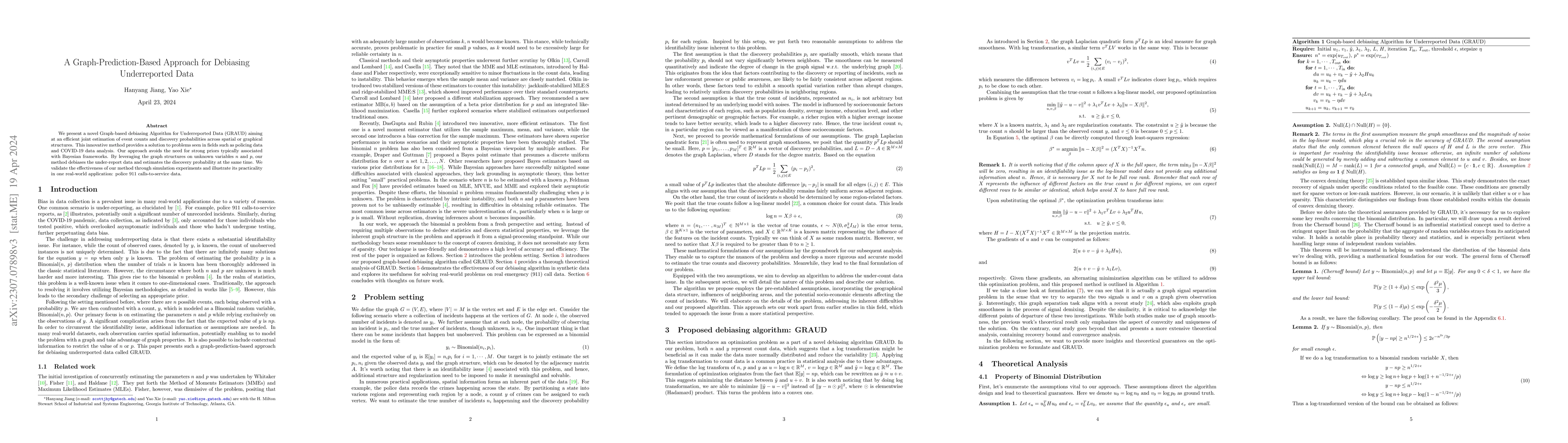 Thumbnail for A Graph-Prediction-Based Approach for Debiasing Underreported Data
