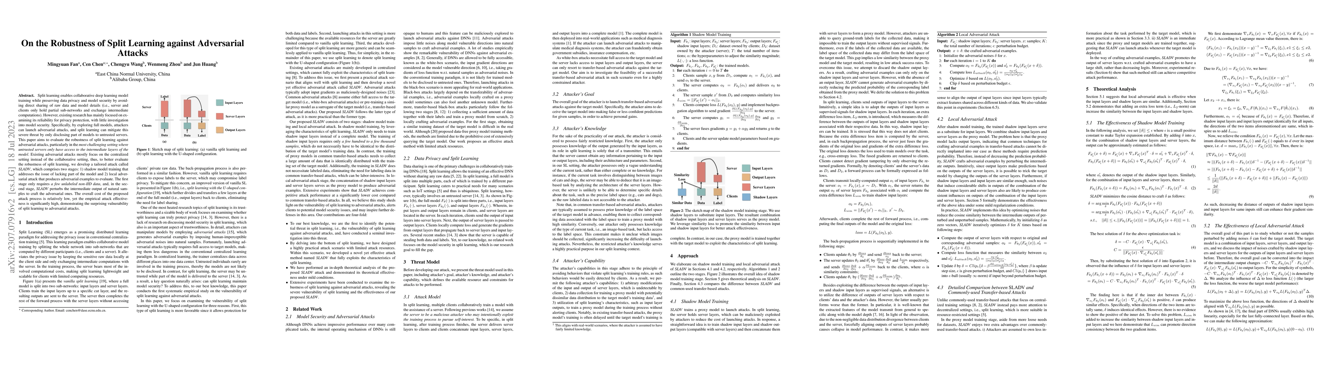 Thumbnail for On the Robustness of Split Learning against Adversarial Attacks